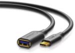 Sentivus Cablu USB 3.0 OTG type C tata - A mama 10cm negru SENTIVUS SE-U309-010 (SE-U309-010) - habo