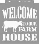 MyWall Farmhouse stencil - Festő - 38x42 cm nagy
