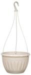 Elif Plastic Függő virágtartó akasztóval 3, 3L (Ø 23 × 35, 2 cm) Szín: Bézs