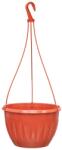 Elif Plastic Függő virágtartó akasztóval 1, 8L (Ø 18, 5 × 12 cm) Szín: Terrakotta