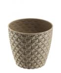 Kaspó kötött mintás 3 literes Szín: Barna