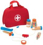 JOUÉCO Carcasa medicului JOUÉCO cu accesorii din lemn 8 buc 36m+ (JE80037)