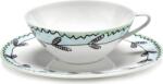 Serax Set 2 cești de cafea cu farfurioare Midnight Flowers Blossom Milk, 100 ml, alb, ceramică (B9223132-403)