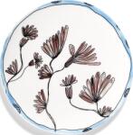 Serax Set farfurii pentru mic dejun Midnight Flowers Camelia Aubergine, 20 cm, 2 buc (B9223102-719)