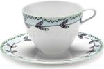 Serax Set 2 cești de cafea cu farfurioare Midnight Flowers Blossom Milk, 80 ml, alb, ceramică (B9223126-403)
