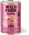 WILD FARM Пастет със свинско месо 400 г - безглутенова храна за котки