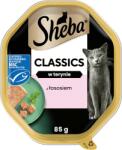 Sheba Classics тава 85г - пълноценна влажна храна за възрастни котки, със сьомга, в сос