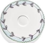 Serax Set 2 farfurioare pentru cești de cafea Midnight Flowers Blossom Milk, 11.5 cm, alb (B9223128-403)