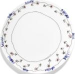 Serax Set 2 farfurii pentru mic dejun Midnight Flowers Anemone Milk, 20 cm, alb (B9223102-307)