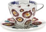 Serax Set 2 cești pentru cappuccino cu farfurioare Midnight Flowers Anemone Milk, 200 ml, alb, ceramică (B9223129-307)