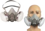 LEAN Szürke félálarcos festőmaszk két szénszűrővel (20818)