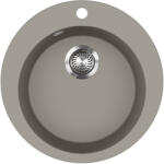Evido Tondo kerek gránit mosogató, 505 mm, platina (442067) - markabolt