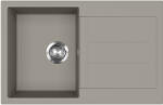 Evido CUBO 45 S gránit mosogató, 780 x 500 mm, platina (442061) - markabolt