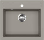 Evido QUADRO 6 gránit mosogató, 562 x 510 mm, platina (442063) - markabolt