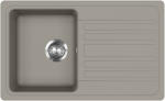 Evido HOME 45 S gránit mosogató, 765 x 460 mm, platina (442065) - markabolt