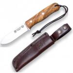 Joker Cutit Joker BS9 Trampero Lama 10cm Otel Inox Maner Lemn Maslin Teaca Piele Maro (CO113)