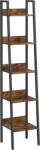 VASAGLE Raft îngust VASAGLE, 5 polițe, maro rustic și negru, 170 cm (LLS109B01V2) Raft