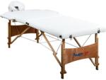 MOVIT Masă portabilă de masaj DELUXE MOVIT alb 185 x 80 cm (20050013)