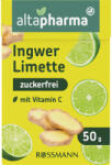 Altapharma gyömbér-lime ízű cukormentes cukorka édesítőszerekkel - 50 g