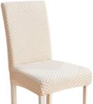 HomeDesign Székhuzat, Bútorhuzat, Bársony, Ecru, Elasztikus, Könnyen tisztítható, Vastag anyag, 58 cm (10-Z2-EC)