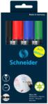 Schneider filctoll, flipboard/flipchart-hoz, 4 db, Színes