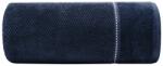 Eurofirany SALADO6 steppelt, grosgrain szerkezetű, bársony szegélyű kéztörlő 50x90 Sötétkék (424723)