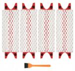 BISANTI 4 db felmosófej-tartalék Vileda, Bisanti, 35x14cm, fehér-szürke-piros (56814263)