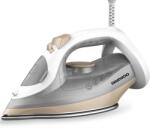 Daewoo DSI2400 vasaló, 2400 W, kerámia vasalótalp, erős gőzsugár 30 g/perc, függőleges gőzölés, öntisztító, csöpögésgátló, vízkőmentesítő, 300 ml-es tartálykapacitás, fehér/bézs (DSI2400) Vasaló