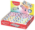 MAPED Radír display, kockamintás, MAPED „Checkerboards, vegyes minták (IMA123501) (123501)