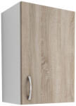  Benita 1 ajtós Felső konyhaszekrény Sonoma Tölgy-Fehér 40x30x60 cm