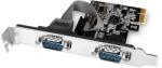 AXAGON PCEA-S2N PCIe vezérlő, 2 soros (PCEA-S2N)