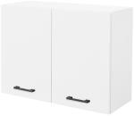Leziter Praktik 80 felső szekrény 2 ajtós, fehér-fehér (PR80F2AFHFH) - leziteronline
