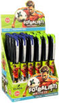Ecada Set 24 stilouri Ecada, penita din iridiu tip M (Medium), corp din plastic, Motiv fotbalisti artisti (93107-24)
