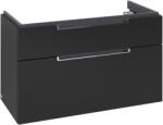 Villeroy & Boch Subway 2.0 dulap 98.7x44.9x59 cm sub chiuveta pe perete negru A91510VL (A91510VL)