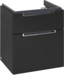 Villeroy & Boch Subway 2.0 dulap 53.7x42.3x59 cm sub chiuveta pe perete negru A90810VL (A90810VL)