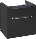 Villeroy & Boch Subway 2.0 dulap 58.7x45.4x59 cm sub chiuveta pe perete negru A90910VL (A90910VL)