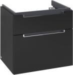 Villeroy & Boch Subway 2.0 dulap 63.7x45.4x59 cm sub chiuveta pe perete negru A91010VL (A91010VL)
