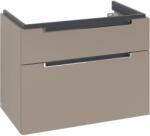 Villeroy & Boch Subway 2.0 dulap 78.7x44.9x59 cm sub chiuveta pe perete gri A91410VM (A91410VM)