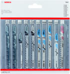 Bosch 10 részes szúrófűrészlap- készlet, All in One T244D, T144D, T101AO, T101B, T101BF, T118A, T118B, T127D, T118GFS, T102H (2607011171)