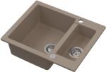 Ruvetti Signum gránit mosogató 60.5x49.5 cm bézs 3001S_BE1520_W (3001SBE1520W)