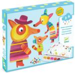 DJECO Set creativ DJECO Familia Fox (DJ09897) Carte de colorat