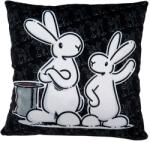 Mubrno Pernă 30x30cm, Bob&Bobek, neagră (99856B)