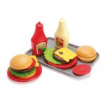 Dantoy Set Dantoy Classic cu tavă pentru burger 17 bucăți (D4670)