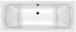 M-Acryl Helena fehér színű egyenes akril kád kádlábbal és peremrögzítőval 150x70 (12138)