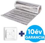 Wentorex U-HEAT Alu-Mat elektromos fűtõszõnyeg 7 m2 / 1050 Watt + manuális termosztát / padlófűtés szett (AFHM-7-M)