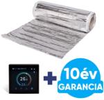 Wentorex U-HEAT Alu-Mat elektromos fűtõszõnyeg 8 m2 / 1200 Watt + digitális Design WiFi termosztát / padlófűtés szett (AFHM-8-CD)