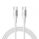JOYROOM Cablu Date si Incarcare USB-C - USB-C Joyroom S-A28 Flash, 60W, 1m, Alb - pcone