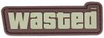 101 Inc Patch - emblemă 3D 101 Inc. Wasted - Maro