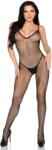 Leg Avenue Crotchless Fishnet Bodystocking 89375 Black