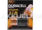 Duracell Original MN1500 LR6 AA tartós elem Duralock 2db/bliszter (ár/db) (DBAA6X2)